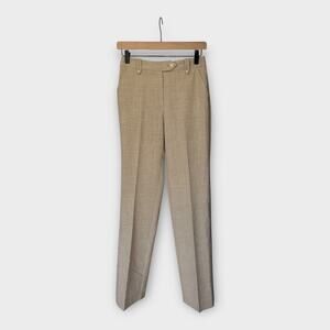 Vintage St John Collection Women's Tan Straight Leg Dress Pants size 2